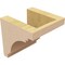 Ekena Millwork 5"W x 5"D x 5"H Wide Pescadero Rough Cedar Woodgrain TimberThane Corbel, Primed Tan CORUR05X05X05PECRCPR - alternate 3